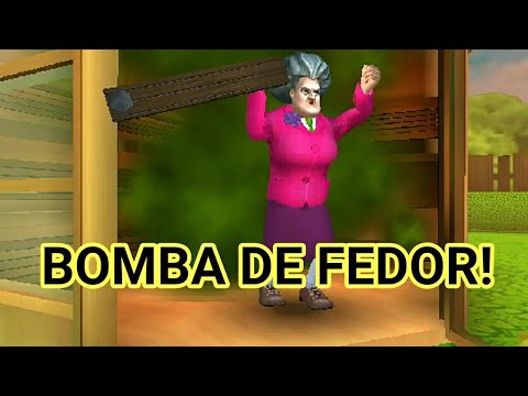 COLOQUEI BOMBA DE FEDOR NA SAUNA DA SCARY TEACHER 3D!E JOGUEI ABELHAS NELA!🙄😸