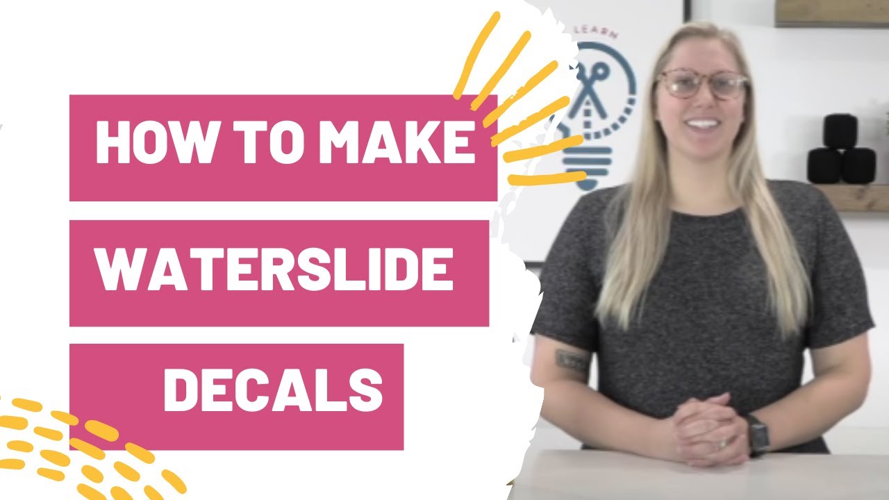 Learn How To Make Waterslide Decals For Signs, Tumblers, and Keychains!