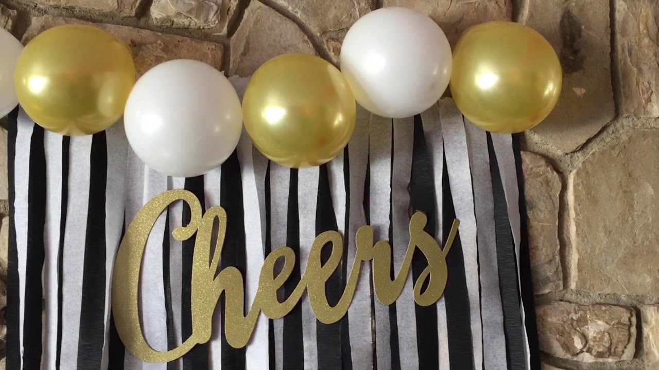 DIY New Year’s Decorations For Celebrating At Home!