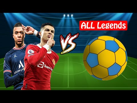 Mbappe & Ronaldo VS All World football Vini Neymar Messi Haaland Salah Ronaldo Mbappe Maradona Pele