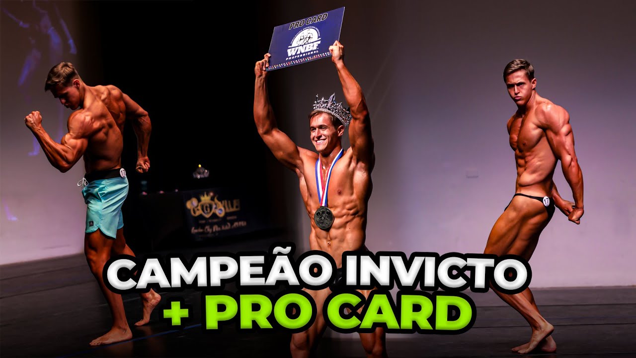 CAMPEÃO OVERALL INVICTO 🇺🇸 + WNBF PRO CARD NATURAL 🌱
