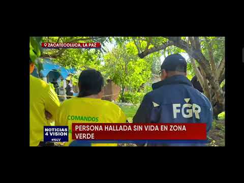 Autoridades investigan hallazgo de una persona fallecida en Zacatecoluca | N4V