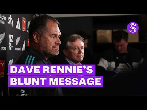 Dave Rennie named new All Blacks coach and he has a blunt message to players | Stuff.co.nz