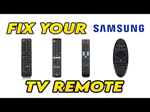 How To Fix Your Samsung TV Remote Control That is Not Working