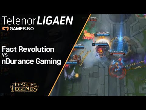 LoL: nDurance Gaming vs Fact Revolution Highlights - Semi Finals of Telenorligaen Spring 2018