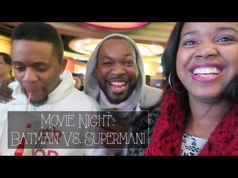 Movie Night: Batman Vs. Superman! - Roodianne Daily Vlog // 3.24.16