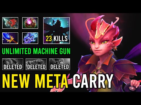 How to Play Dark Willow as a Carry with 13 Min Scepter + Octarine Core Unlimited Machine Gun Dota 2