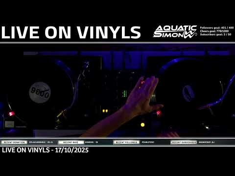 Aquatic Simon LIVE on VINYLS - off-the-cuff test mix- 17/10/2025 #vinyl #trance #12inch