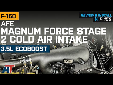 2017-2020 F150 3.5L EcoBoost AFE Magnum FORCE Stage 2 Cold Air Intake w/ Dry Filter Review & Install