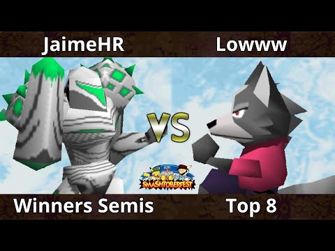Smashtoberfest 2022 Top 8 - JamieHR (Dark Samus) Vs. Lowww (Wolf) SSB64 Smash Remix Tournament