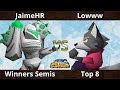 Smashtoberfest 2022 Top 8 JamieHR Dark Samus Vs Lowww Wolf SSB64 Smash Remix Tournament