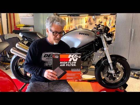 How to Replace Ducati Air Filter - Ducati Monster Air Filter - K&N Air Filter - S2R 1000 - Easy!