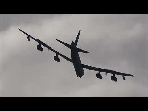 B 52 Flying Display at RIAT Fairford, 16th July 2023.