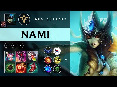 Nami Support vs Yuumi - KR Diamond Patch 25.24