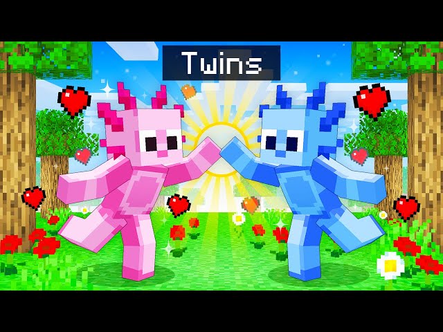 Playing Minecraft with AXY’S TWIN BROTHER!