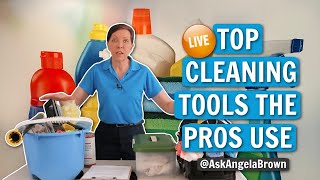 Top Cleaning Tools the Pros Use - Live Shopping Tips with Angela Brown