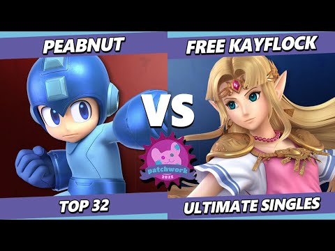 Patchwork 2025 - Peabnut (Mega Man) Vs. Free KayFlock (Zelda) Smash Ultimate - SSBU