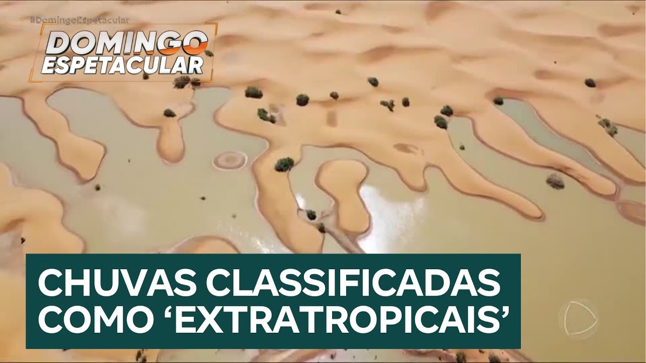 Imagens de drone mostram deserto marroquino alterado por chuvas intensas após 30 anos