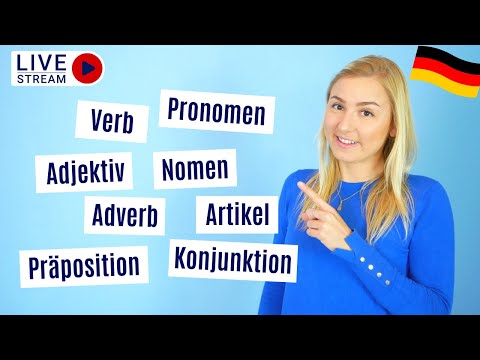 Wortarten einfach erklärt │ Deutsch lernen A2, B1, B2