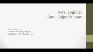 KPSS Coğrafya Ders Notları - Coğrafi Konum