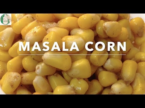 Masala Corn - How to make Masala Corn - Sattvik Kitchen