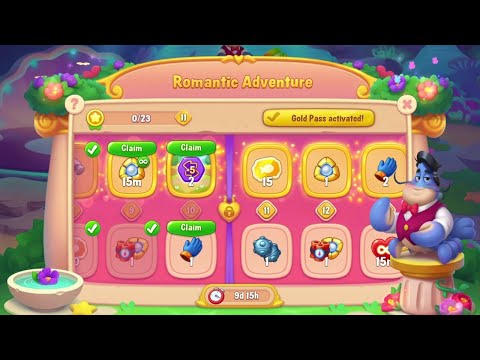 @Fishdom Level 10730 - 10737. Romantic Adventure Event Level 10 🔓