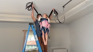 Dad Builds Kid Launcher in Girl's Bedroom