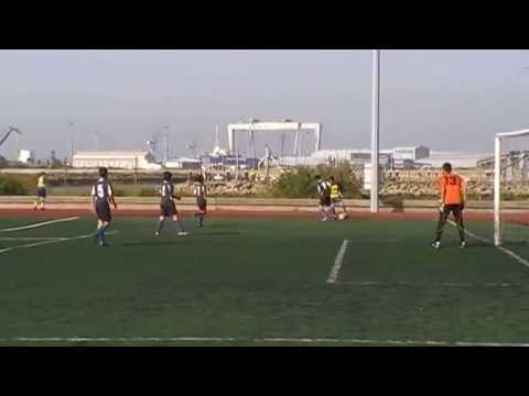 ALSACA2013 Cádiz CF "A" - ADJ Domingo Savio 1er Tiempo Jornada 32 Temporada 2012-13