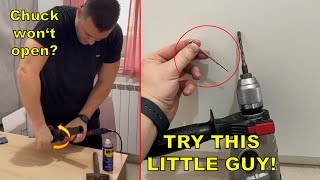 Remove STUCK Drill Bit - on Keyless Chuck