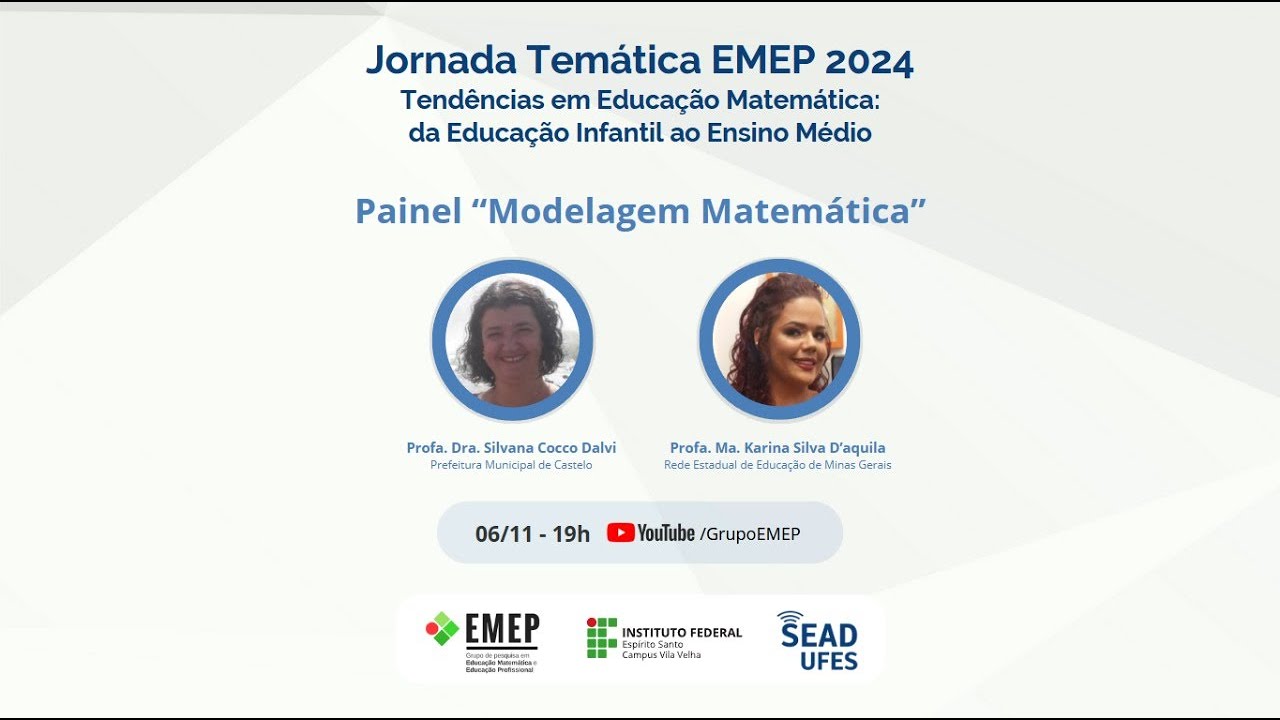Painel "Modelagem Matemática no ensino"