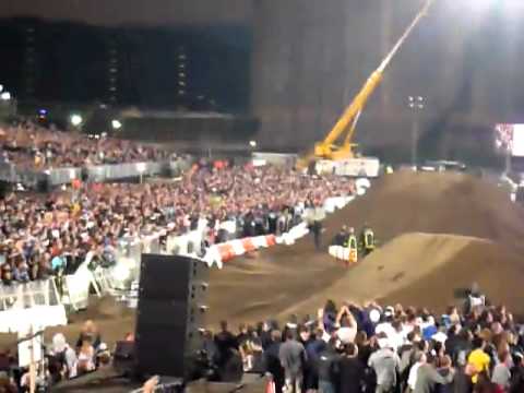 RedBull Xfighter Andre Villa Crashes Into The Spectators 8-14-2010