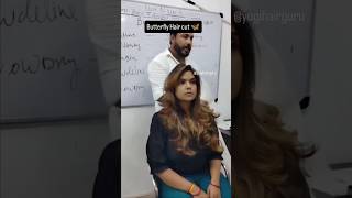🦋 Butterfly Hair Cut Tutorial ✂️ #yogihairguru #layerup