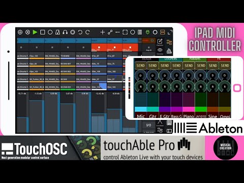 Using iPads and Android as MIDI Controllers for Ableton Live | TouchOSC & Touchable Pro
