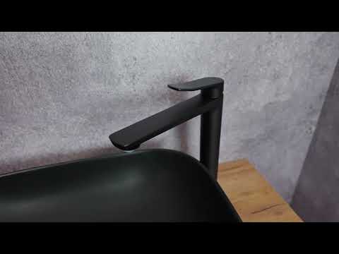 kielle Nefia - Mitigeur pour vasque, noir mat 10127114