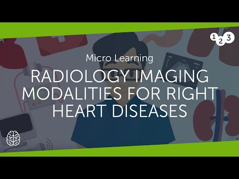 Radiology imaging modalities for right heart diseases