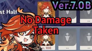 【原神】Ver.7.0B 螺旋12層 マーヴィカ両単騎 星9クリア/ Ver.7.0B Spiral Abyss Floor 12 Mavuika Solo ☆9 Stars