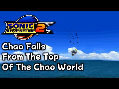 Chao Falls From Space (Sonic Adventure 2 Chao Garden)