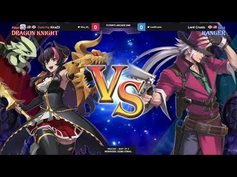 Flynn's Arcade 046 Winners Semis - KiraZX (Dragon Knight) Vs. Lord Cruxis (Ranger) DNF DUEL