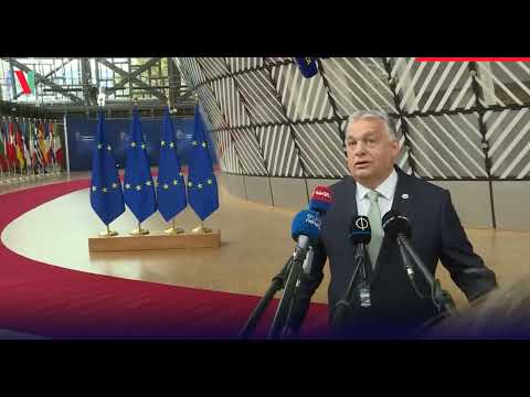 Orbán dadog - Viktornál beakad a lemez - előben Brusszelből