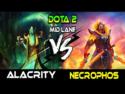 NECROPHOS VS EMBER SPIRIT | Gameplay ALACRITY [DOTA 2] #dota2