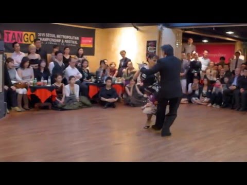 MilenaPlebs y Angel Fabian Coria(Seoul Metropolitan Tango Championship)1