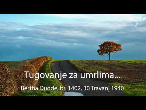 Bertha Dudde br. 1402 Tugovanje za umrlima...
