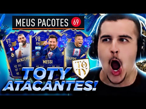 O TOTY CHEGOU!! MEGA PACK OPENING NO INÍCIO DO EVENTO NO BANQUETA FC!!