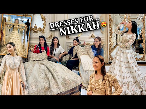NIKKAH DRESS SELECTION 🥰 | Sab Sy Pyara Dress Kis Ka 😅 | Rabia & Hira Confuse Hogai 😂