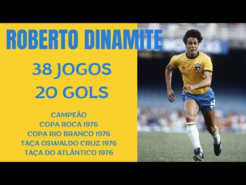 ROBERTO DINAMITE TODOS OS 20 GOLS PELA SELEÇÃO BRASILEIRA