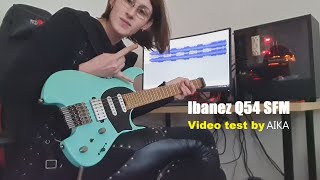 Video Ibanez Q54 - SFM video test by AIKA