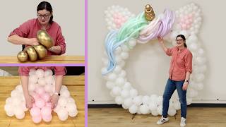 Whimsical Unicorn Balloon Arch for Beginners
