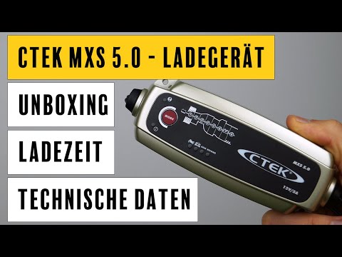 CTEK MXS 5.0 - Unboxing - everything you need to know about the 12V battery charger