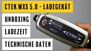 CTEK MXS 5.0 - Unboxing - alles was Du über das 12 V Batterieladegerät wissen musst