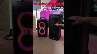 JBL Partybox 520 Vs Sony ULT Tower 9 Flash Versus